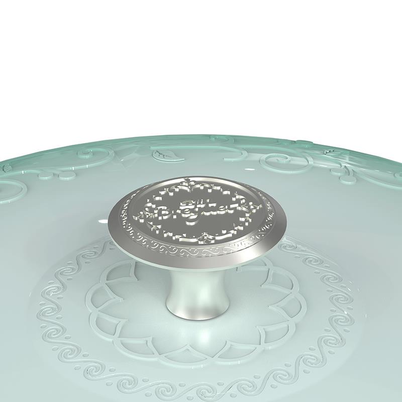 BGA2602 宝玑Breguet琅彩系列28cm海鲜珐琅铸铁锅 孔雀绿-800 (5).jpg
